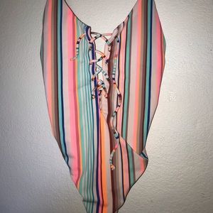 Sexy backless one piece swim suit